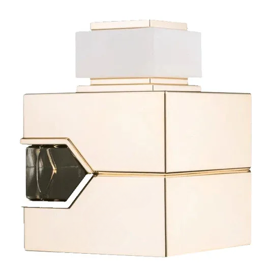 Modern geometric decorative vase with gold accents, empty and stylish for home decor